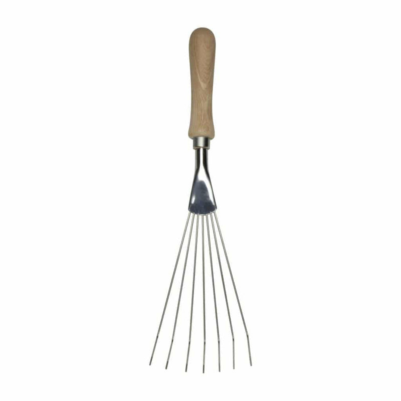 Sneeboer Leaf Rake 7 Tine with Ash Wood Handle