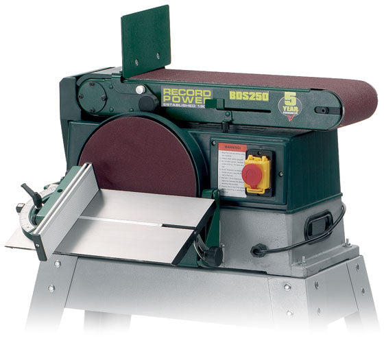 Record Power BDS250 10" x 6" Belt and Disc Sander