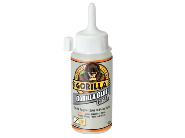 Gorilla Glue Clear 110ml - For Wood, Stone, Metal, Ceramic and much more