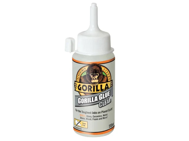 Gorilla Glue Clear 110ml - For Wood, Stone, Metal, Ceramic and much more