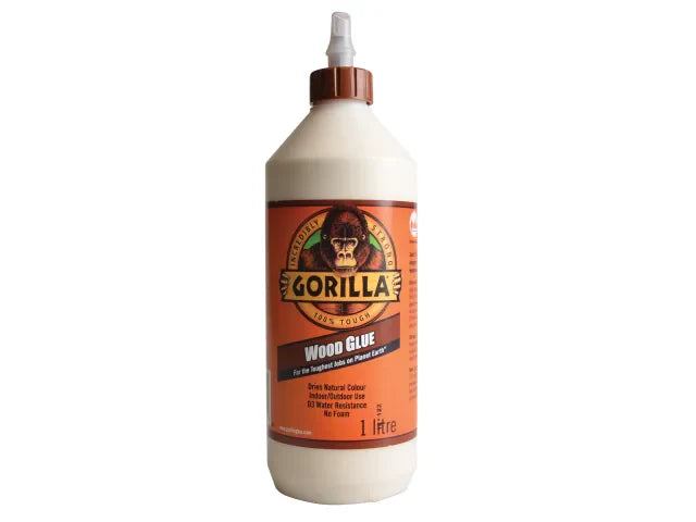 Gorilla PVA Wood Glue - Hard Working Water Resistant Adhesive