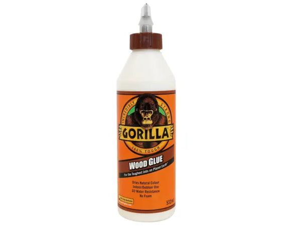 Gorilla PVA Wood Glue - Hard Working Water Resistant Adhesive