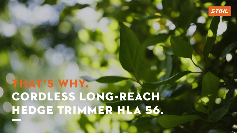 Stihl 135° Adjustable Cordless Long-reach Hedge Trimmer HLA 56