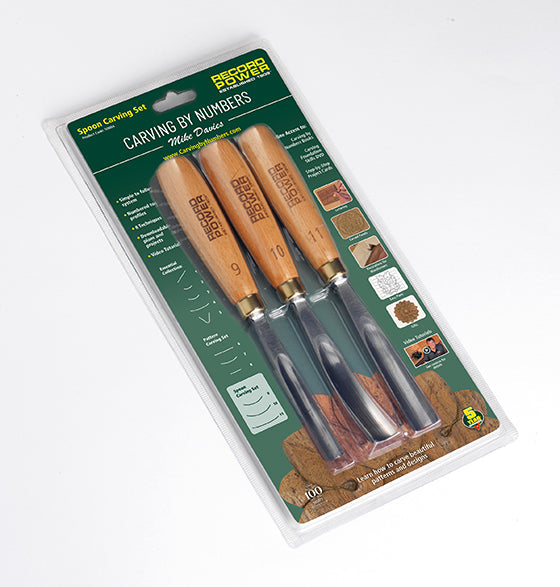 Record Power Spoon Carving Set - 3 Piece 50004